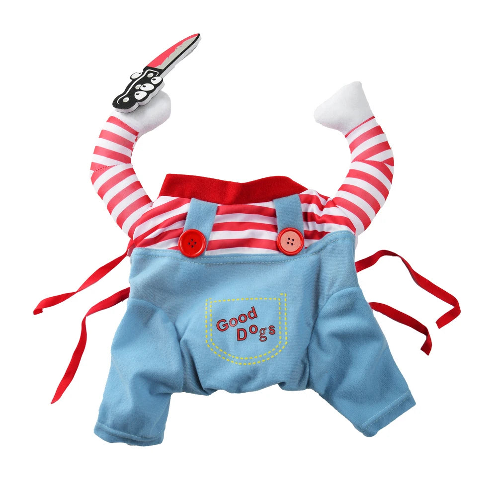 Chucky Halloween Costume for Cats & Small Dogs