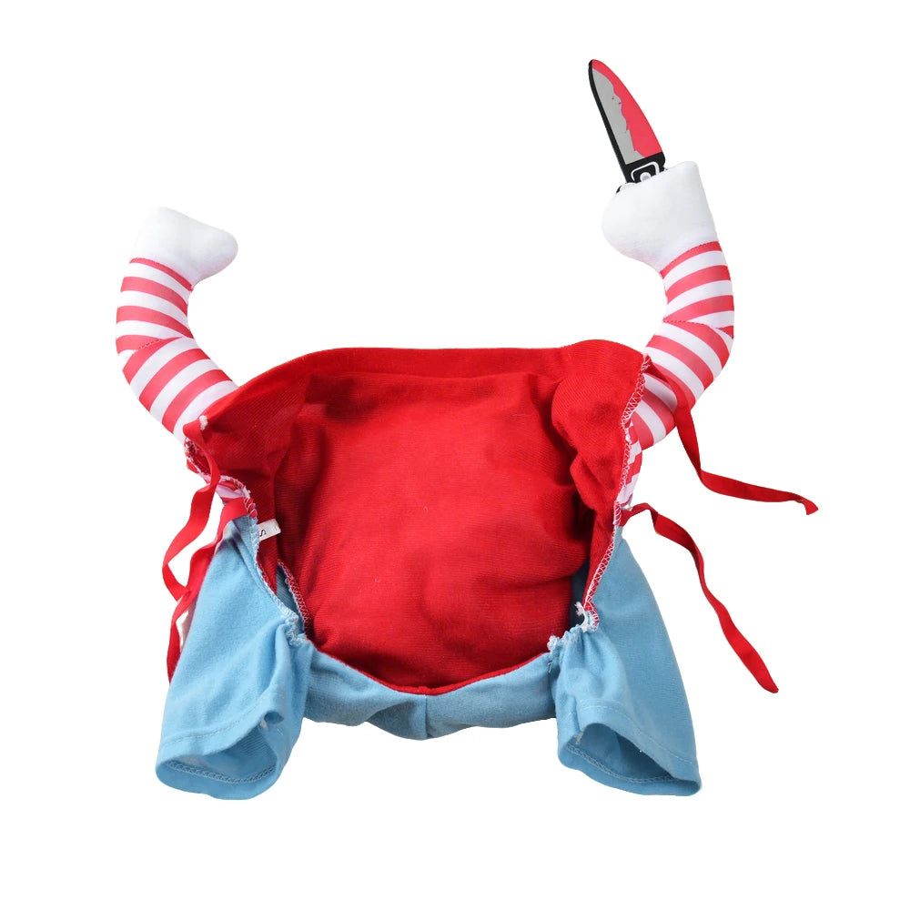 Chucky Halloween Costume for Cats & Small Dogs
