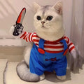 Chucky Halloween Costume for Cats & Small Dogs